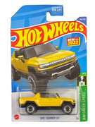 Collectable Carded Hot Wheels 2022 - GMC Hummer EV - Yellow