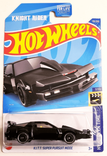 Collectable Carded Hot Wheels 2022 - K.I.T.T. Super Persuit Mode - Kitt Black