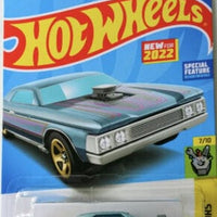 Collectable Carded Hot Wheels 2022 - Layin' Lowrider - Light Blue