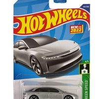 Collectable Carded Hot Wheels 2022 - Lucid Air - Silver
