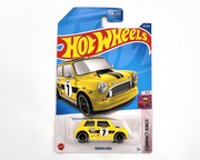 Collectable Carded Hot Wheels 2022 - Morris Mini - Yellow and Black 7