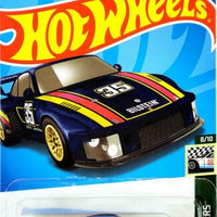 Collectable Carded Hot Wheels 2022 - Porsche 935 - Blue, Pink and Yellow 35