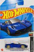 Collectable Carded Hot Wheels 2023 - 2017 Pagani Huayra Roadster - Blue