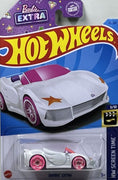 Collectable Carded Hot Wheels - Barbie Extra - White and Pink