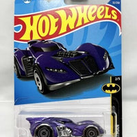 Collectable Carded Hot Wheels - Batman Arkham Asylum Batmobile - Purple