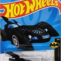 Collectable Carded Hot Wheels - Batman Forever Batmobile - Black
