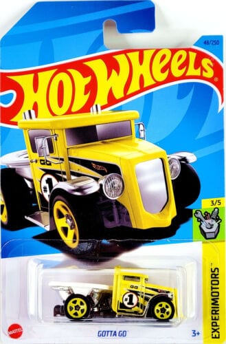 Collectable Carded Hot Wheels 2023 - Gotta Go Toilette - Yellow and White