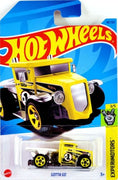 Collectable Carded Hot Wheels - Gotta Go Toilette - Yellow and White