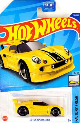 Collectable Carded Hot Wheels - Lotus Sport Elise - Yellow