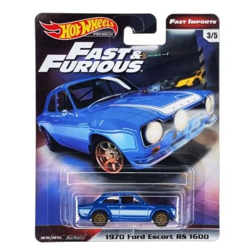 Collectable Carded Hot Wheels 1970 Ford Escort RS1600 Fast & Furious Fast