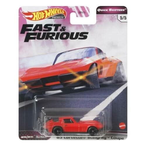 Collectable Carded Hot Wheels 2020 Hot Wheels Fast & Furious Quick Shifters '65 Corvette Stingray Coupe