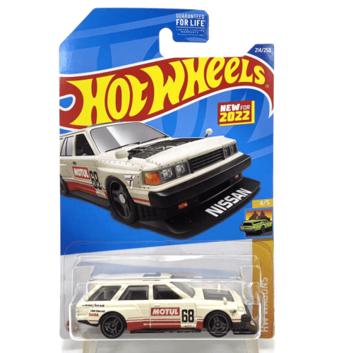 Collectable Carded Hot Wheels - Nissan Maxima Drift Car - White and Red MOTUL 68