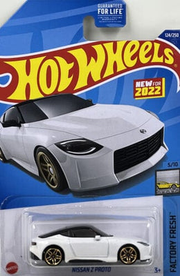Collectable Carded Hot Wheels - Nissan Z Proto - White
