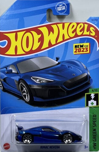 Collectable Carded Hot Wheels 2023 - Rimac Nevera - Dark Blue