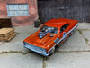 Custom Hot Wheels 1964 Chevy Chevelle In Burnt Orange With American Racing Wheels With Rubber Tires