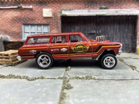 1964 Nova Wagon Gasser custom Hot Wheels, burgundy, view 1