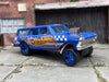 Custom Hot Wheels 1964 Chevy Nova Wagon Gasser In Hot Wheels Blue Livery With Blue 5 Star Wheels With Hoosier Rubber Tires