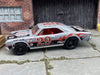 Custom Hot Wheels 1967 Chevy Chevelle In Gray With Leap Year 29 Livery With Black 5 Spoke Race Wheels With Rubber Tires