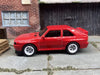 Custom Hot Wheels 1984 Audi Sport Quatro In Red With White 5 Spoke Deep Dish Wheels With Rubber Tires
