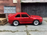 1984 Audi Sport Quattro custom, red, white wheels, view 1