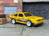 Custom Hot Wheels - 1984 Audi Sport Quatro - Yellow - White Mag Wheels - Rubber Tires