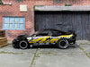 Custom Hot Wheels - 2006 Pontiac GTO Drag Car - Pontiac Black and Yellow - Black and Chrome American Racing Wheels - Goodyear Rubber Tires