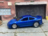 Custom Hot Wheels 2006 Pontiac GTO in Blue With Chrome Draglite Racing Wheels With Rubber Tires