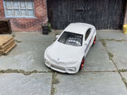Custom Hot Wheels 2016 BMW M2 In Red White and Blue With Red 6 Spoke Wheels With Rubber Tires