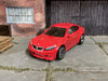 Custom Hot Wheels 2016 BMW M2 In Red With Black and Chrome 5 Spoke Wheels With Rubber Tires