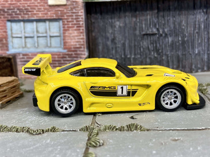 Custom Hot Wheels 2016 Mercedes AMG GT3 BBS Racing Wheels Rubber Tires
