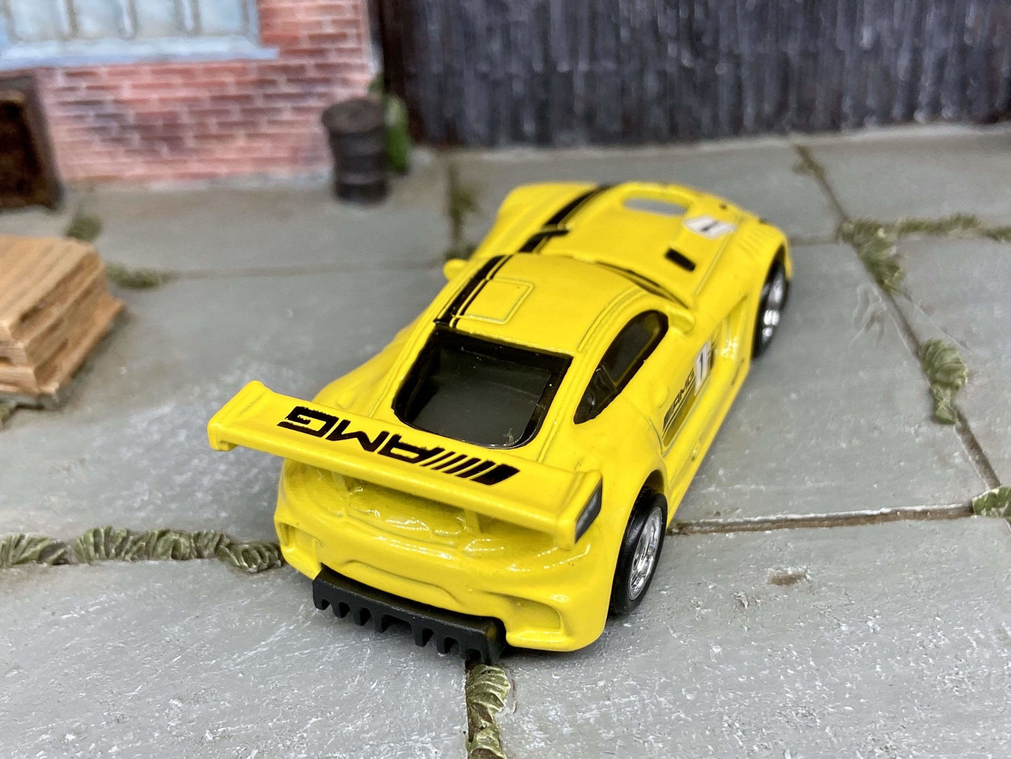 Custom Hot Wheels 2016 Mercedes AMG GT3 BBS Racing Wheels Rubber Tires