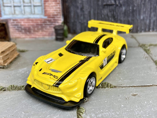Custom Hot Wheels 2016 Mercedes AMG GT3 BBS Racing Wheels Rubber Tires
