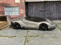 Lamborghini Centenario Roadster custom Hot Wheels, gray, view 1