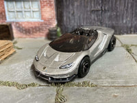 Lamborghini Centenario Roadster custom Hot Wheels, gray, view 4