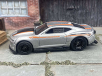 Alternate view of silver 2018 Camaro COPO custom Hot Wheels