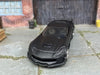 Custom Hot Wheels - Chevy Corvette C7 Z06 - Custom Painted Satin Black - Chrome 12 Spoke Wheels - Rubber Tires