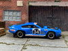 Custom Hot Wheels - Dimachinni Veloce - Blue, White and Black 34 - Black and Chrome Steel Wheels - Firestone Slicks