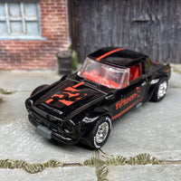 Custom Hot Wheels Fairlady 2000 In Black and Red With Chrome Race Wheels With Yokohama Rubber Tires