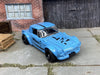 Custom Hot Wheels Fairlady 2000 In Blue and Black With Black 4 Spoke Wheels With Rubber Tires