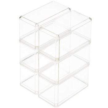 Hot Wheels - Matchbox - Johnny Lightning - 1/64 Crystal Clear Display Case