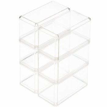 Hot Wheels - Matchbox - Johnny Lightning - 1/64 Crystal Clear Display Case