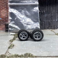 Custom Hot Wheels Matchbox Rubber Tires And Wheels Chrome American Racing Cragar Style 12mm 12mm Wheels