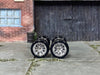 Custom Hot Wheels Matchbox Rubber Tires And Wheels Chrome BBS Racing 12mm 12mm  Wheels