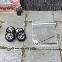 Custom Hot Wheels - Matchbox Rubber Tires & Wheels BYOA Rubber Tires And FR500 Wheels 10mm - 10mm