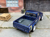 Custom Hot Wheels - Mazda REPU Mini Truck - Dark Blue - White 5 Star Wheels - Rubber Tires