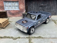 Mazda REPU custom mini truck, gray blue, deep-dish wheels, view 4