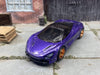 Custom Hot Wheels McLaren 720S Race Car In Purple With Copper 5 Spoke Race Wheels With Rubber Tires