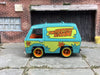 Custom Hot Wheels Scooby-Doo Mystery Machine With Orange and Yellow Racing Wheels With Rubber Tires