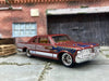 Custom Hot Wheels Stars and Stripes 1964 Pontiac GTO Dressed in Red, White and Blue with Chrome BBS Wheels with Rubber Tires