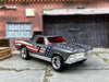 Custom Hot Wheels Stars and Stripes 1968 Chevy El Camino Dressed in Red, White and Blue with Chrome BBS Wheels with Rubber Tires
